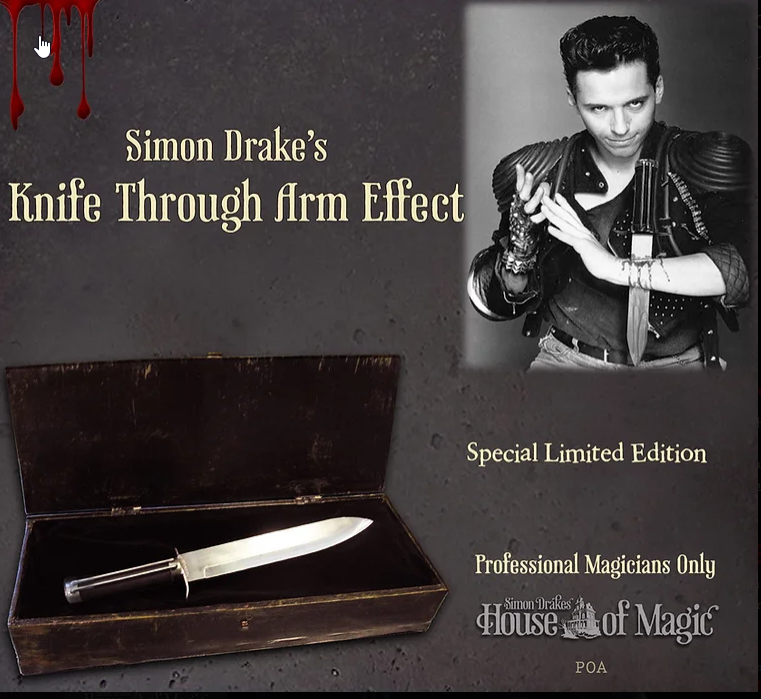 Simon Drakes Knife Thru Arm